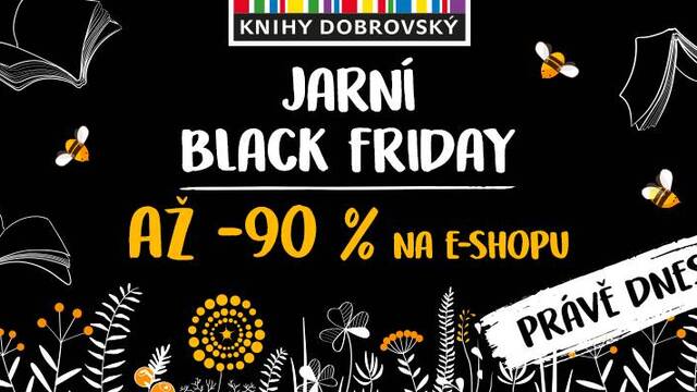 BLACK FRIDAY na e-shopu Knihy Dobrovský – slevy až 90 % na tisíce produktů!