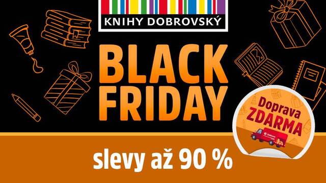 BLACK FRIDAY na e-shopu Knihy Dobrovský - slevy až 90 %!