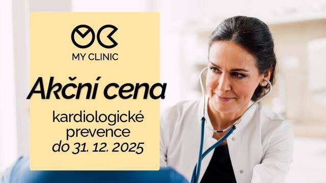 Akční cena kardiologické prevence – NEČEKEJTE NA PRVNÍ PŘÍZNAKY