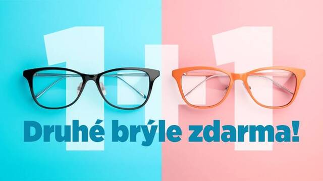Druhé brýle ZDARMA ve VisuCare