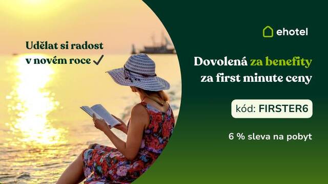 6% sleva na ehotel.cz s kódem FIRSTER6