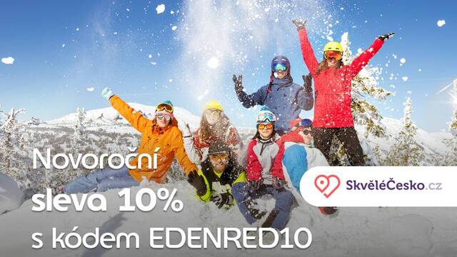 Sleva 10% s kódem EDENRED10 na skvelecesko.cz