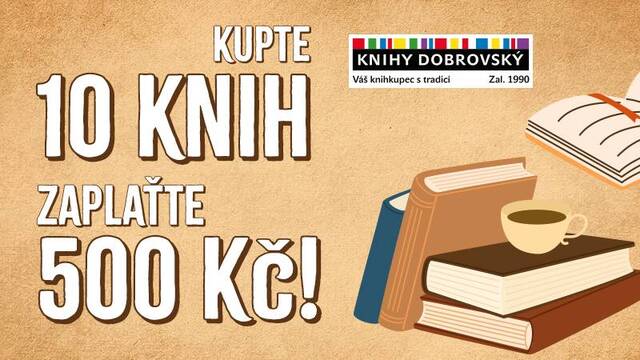 Nakupte 10 knížek z výběru a zaplaťte jen 500 Kč! 