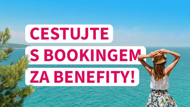 Vyměňte své benefity za ubytování na bookingu!