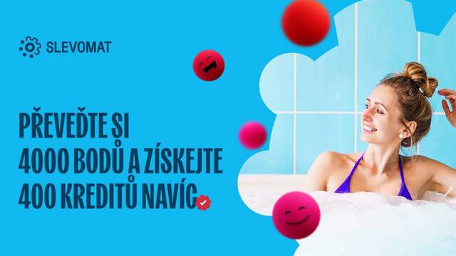Získejte 400 Kč navíc na slevomat.cz